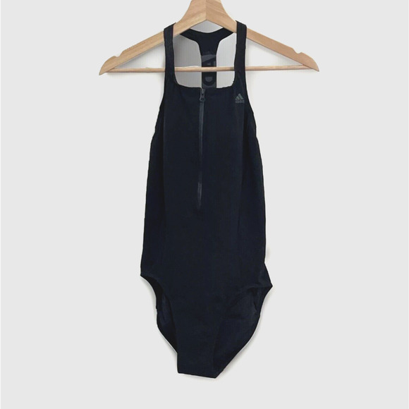 NWT Adidas Sh3.ro H S Swimsuit Women's US 4C Black One Piece NEW - Picture 1 of 12